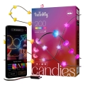Twinkly - Catena LED RGB dimmerabile CANDIES 200 LED 14 m USB Wi‑Fi
