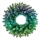 Twinkly - LED RGB Dimmerabile Ghirlanda di Natale PRE-LIT WREATH 50xLED diametro 61cm Wi-Fi