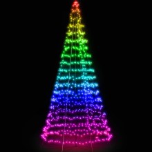 Twinkly - LED RGB Dimmerabile per esterni Albero di Natale LIGHT TREE 300xLED 2m IP44 Wi-Fi