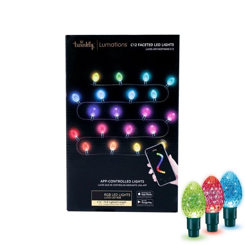 Twinkly - LED RGB Dimmerabile per esterni Catena natalizia FACETED 40xLED 14,5 m IP44 Wi-Fi