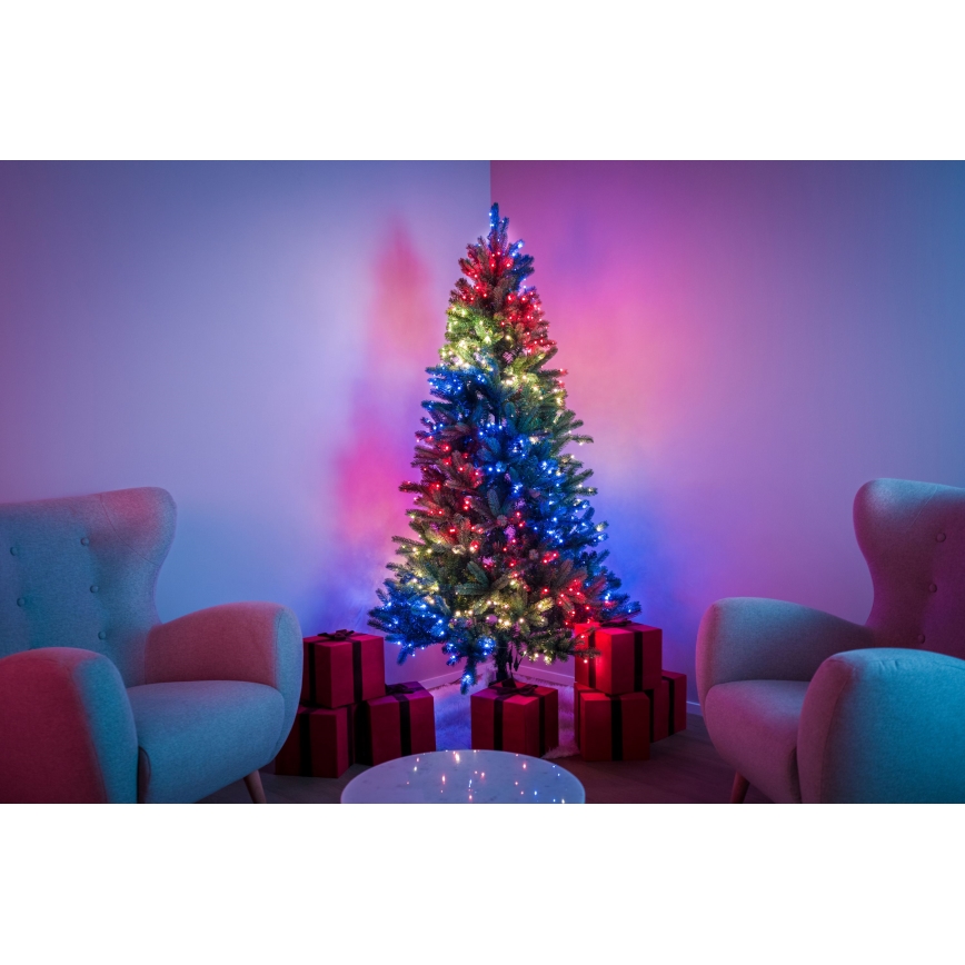 Twinkly - Albero di Natale LED RGBW dimmerabile TREE 435 LED 2,1 m Wi-Fi