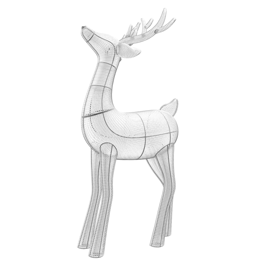 Twinkly - LED RGBW Dimmerabile renne natalizie da esterno 240xLED IP44 Wi-Fi