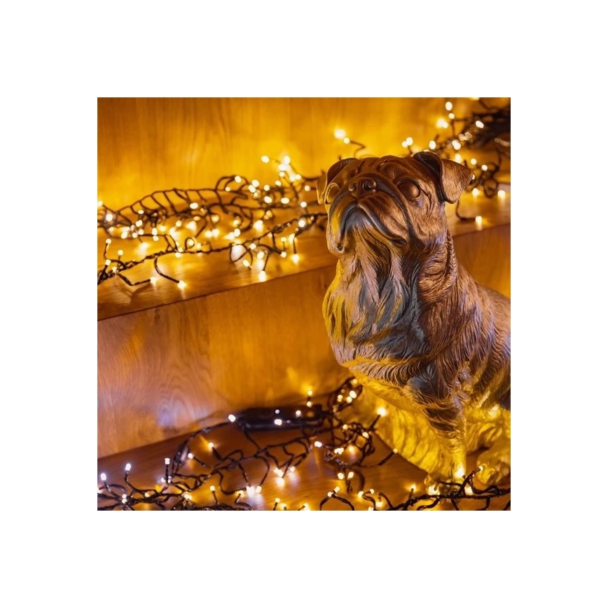 Twinkly - LED Dimmerabile per esterni strisce natalizie CLUSTER 400xLED 9,5m IP44 Wi-Fi