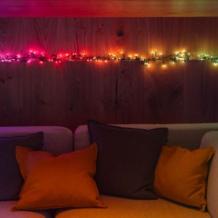 Twinkly - LED RGBW Dimmerabile per esterni Catena natalizia CLUSTER 400xLED 9,5m IP44 Wi-Fi