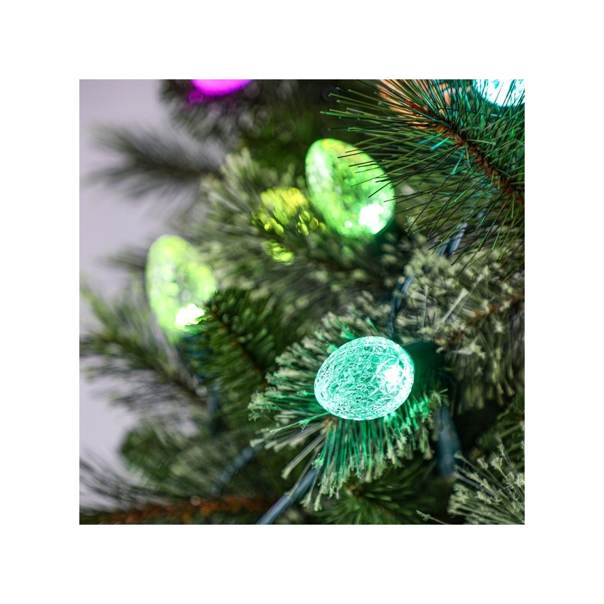 Twinkly - LED RGB Dimmerabile per esterni Catena natalizia FACETED 40xLED 14,5 m IP44 Wi-Fi