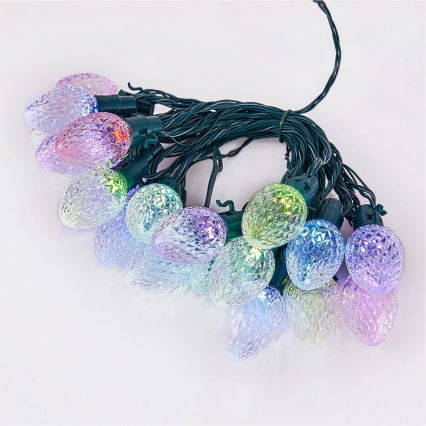 Twinkly - LED RGB Dimmerabile per esterni Catena natalizia FACETED 40xLED 14,5 m IP44 Wi-Fi