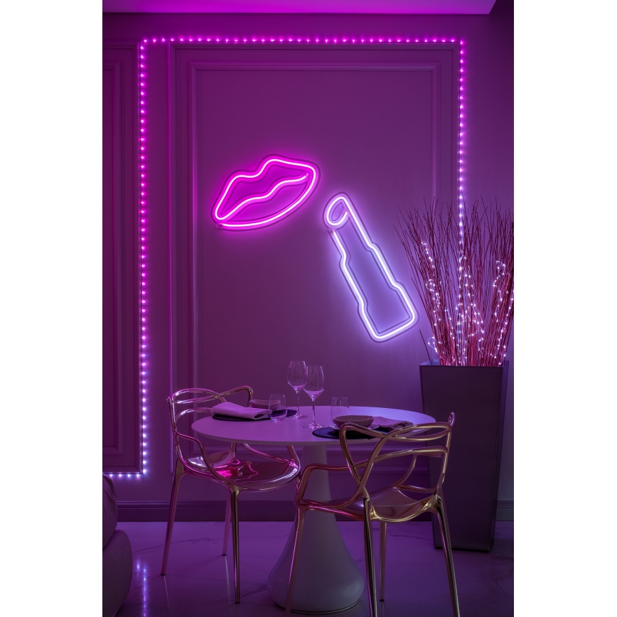 Twinkly - Catena DOTS LED RGB dimmerabile, 60 LED, 7 m, USB, Wi-Fi