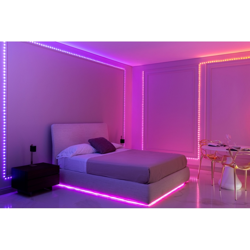 Twinkly - Catena DOTS LED RGB dimmerabile, 60 LED, 7 m, USB, Wi-Fi
