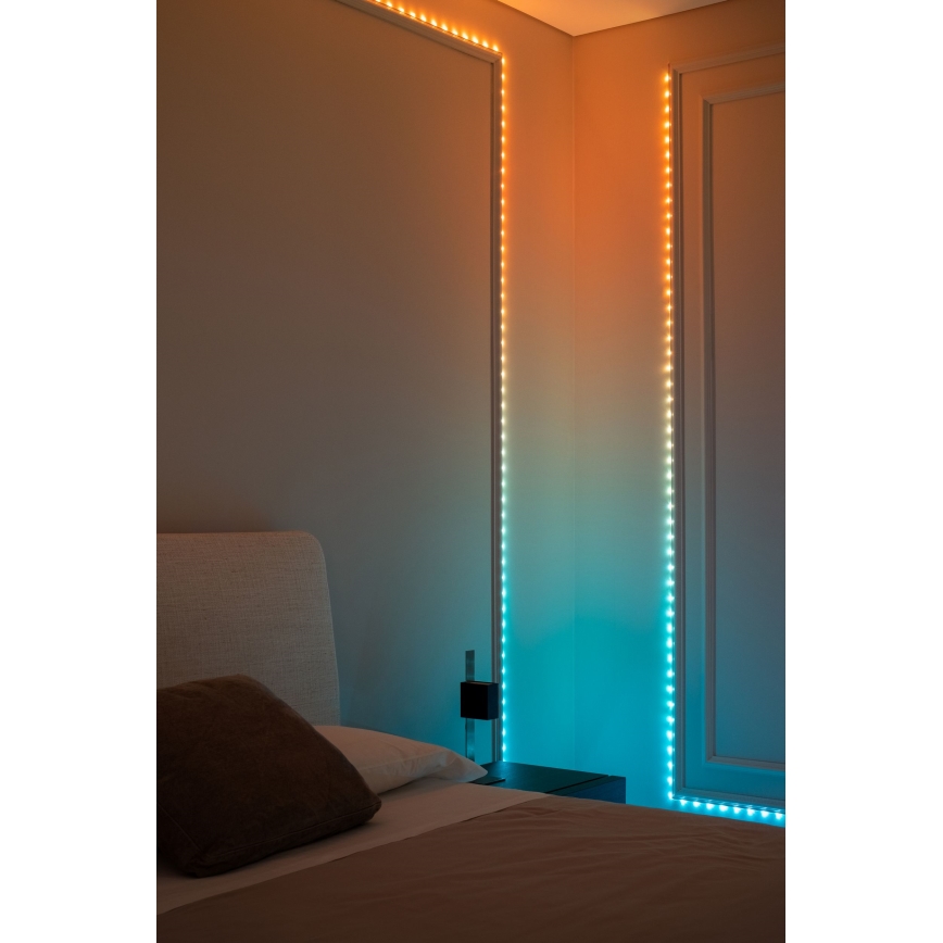 Twinkly - Catena DOTS LED RGB dimmerabile, 60 LED, 7 m, USB, Wi-Fi