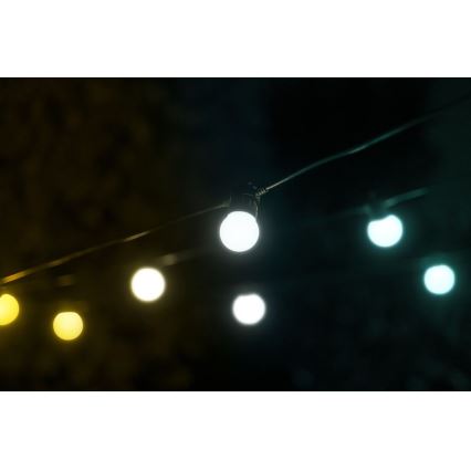 Twinkly - LED Dimmerabile per esterni catena decorativa FESTOON 20xLED 14m IP44 Wi-Fi