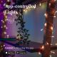 Twinkly - LED RGB Dimmerabile per esterni Tenda natalizia ICICLE 190xLED 11,5m IP44 Wi-Fi