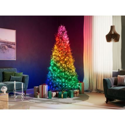 Twinkly - Catena luminosa natalizia LED RGB dimmerabile CANDIES 100xLED 8 m USB Wi-Fi