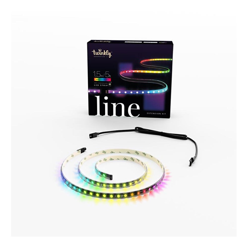 Twinkly TWL100ADP-B - Striscia di prolunga LED RGB LINE 100xLED 1,5 m Wi-Fi