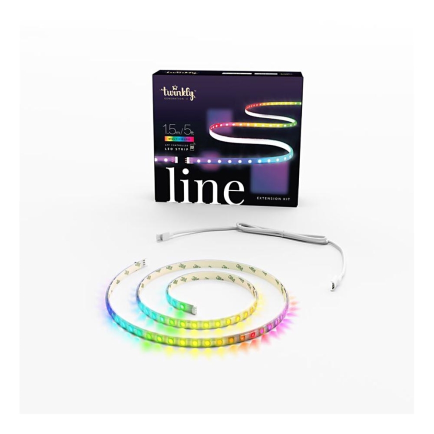 Twinkly TWL100ADP-W - Striscia di prolunga LED RGB LINE 100xLED 1,5 m Wi-Fi