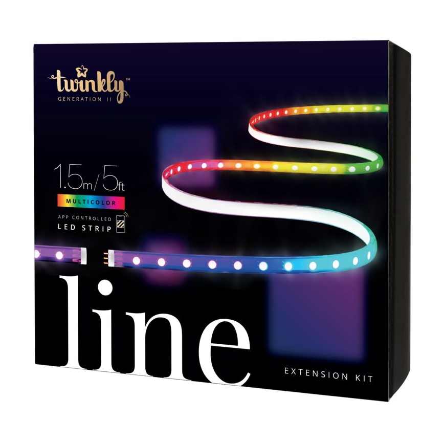 Twinkly TWL100ADP-W - Striscia di prolunga LED RGB LINE 100xLED 1,5 m Wi-Fi
