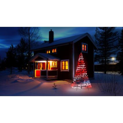 Twinkly TWP500SPP-BEU- Albero di Natale a LED RGBW per esterni 450xLED 3m IP44 Wi-Fi