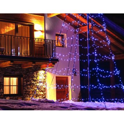 Twinkly TWP500SPP-BEU- Albero di Natale a LED RGBW per esterni 450xLED 3m IP44 Wi-Fi