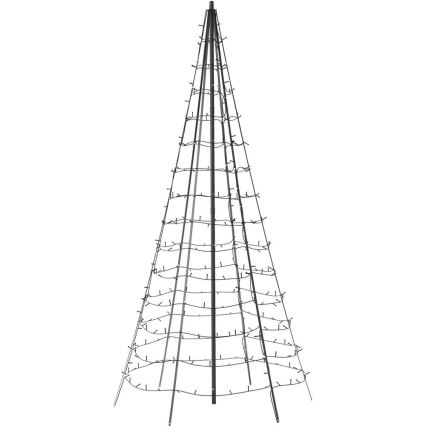 Twinkly TWP500SPP-BEU- Albero di Natale a LED RGBW per esterni 450xLED 3m IP44 Wi-Fi