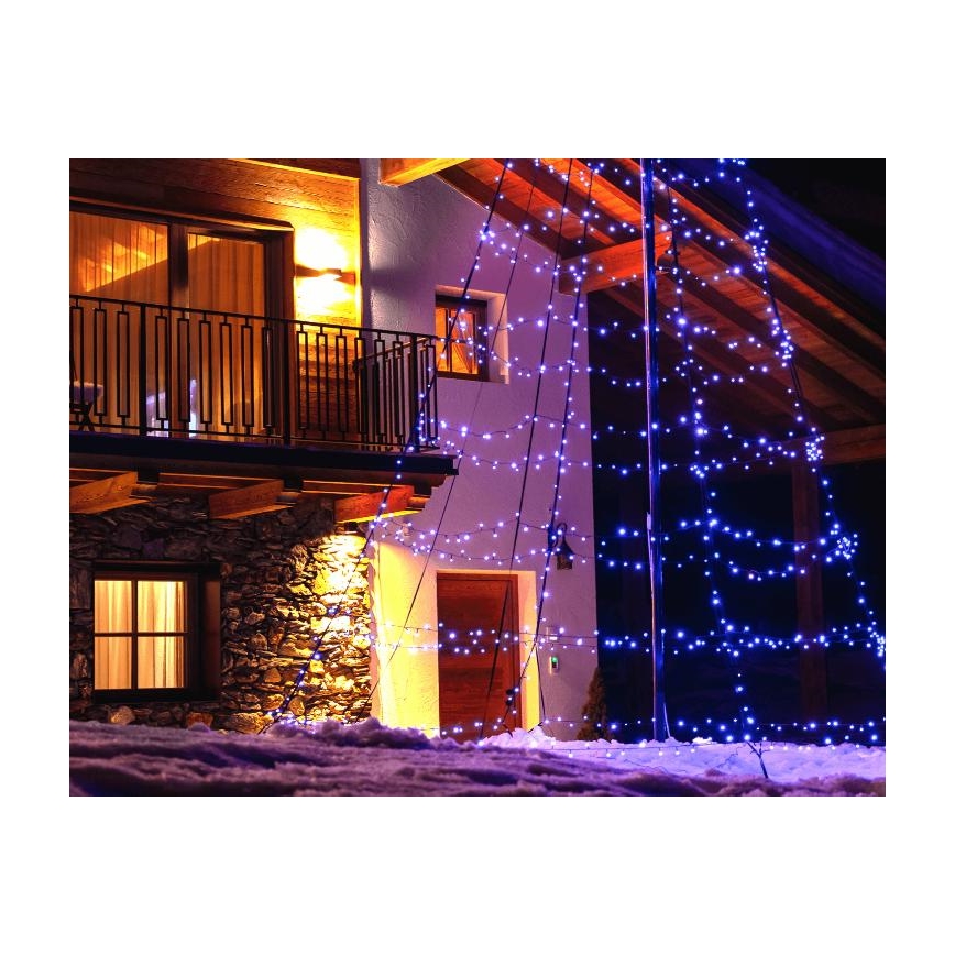 Twinkly TWP750SPP-BEU- Albero di Natale da esterno LED RGBW 750xLED 4m IP44 Wi-Fi