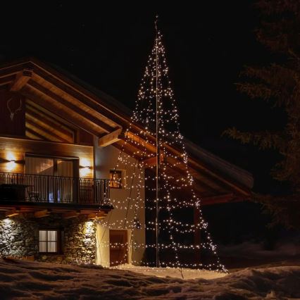 Twinkly TWP750SPP-BEU- Albero di Natale da esterno LED RGBW 750xLED 4m IP44 Wi-Fi