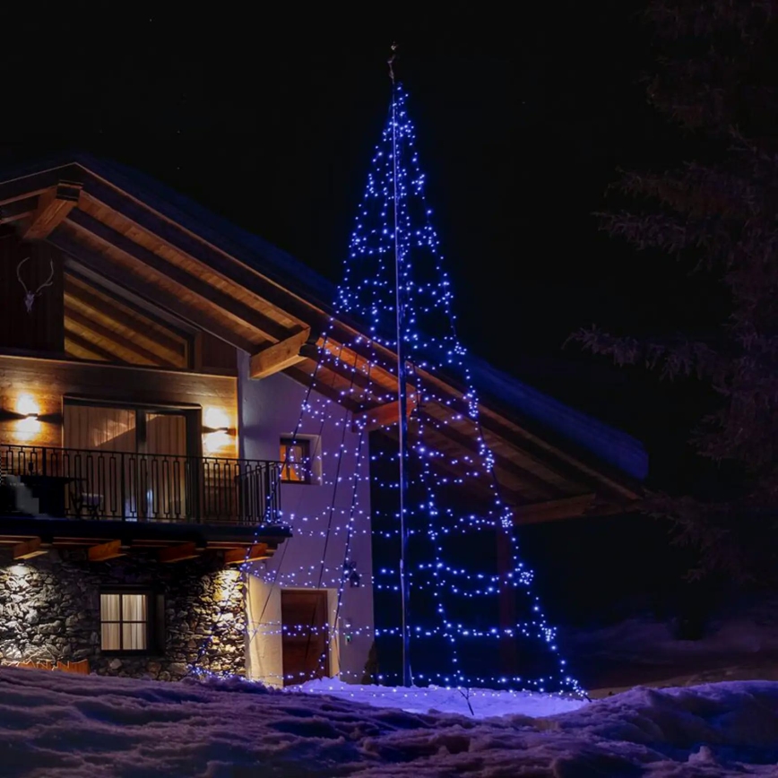 Twinkly TWP750SPP-BEU- Albero di Natale da esterno LED RGBW 750xLED 4m IP44 Wi-Fi