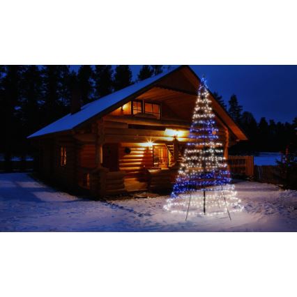 Twinkly TWP750SPP-BEU- Albero di Natale da esterno LED RGBW 750xLED 4m IP44 Wi-Fi