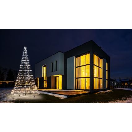 Twinkly TWP750SPP-BEU- Albero di Natale da esterno LED RGBW 750xLED 4m IP44 Wi-Fi