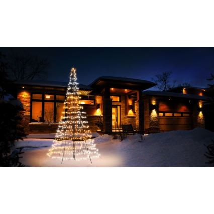 Twinkly TWP750SPP-BEU- Albero di Natale da esterno LED RGBW 750xLED 4m IP44 Wi-Fi
