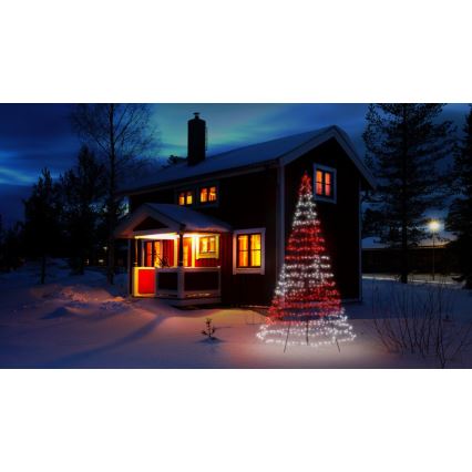 Twinkly TWP750SPP-BEU- Albero di Natale da esterno LED RGBW 750xLED 4m IP44 Wi-Fi