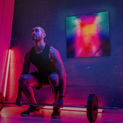 Twinkly - LED RGB Pannello dimmerabile SQUARES 64xLED 16x16 cm Wi-Fi