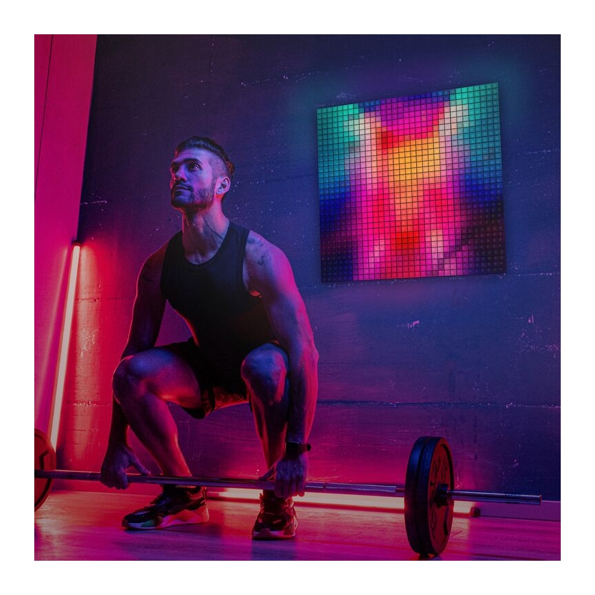 Twinkly - LED RGB Pannello dimmerabile SQUARES 64xLED 16x16 cm Wi-Fi