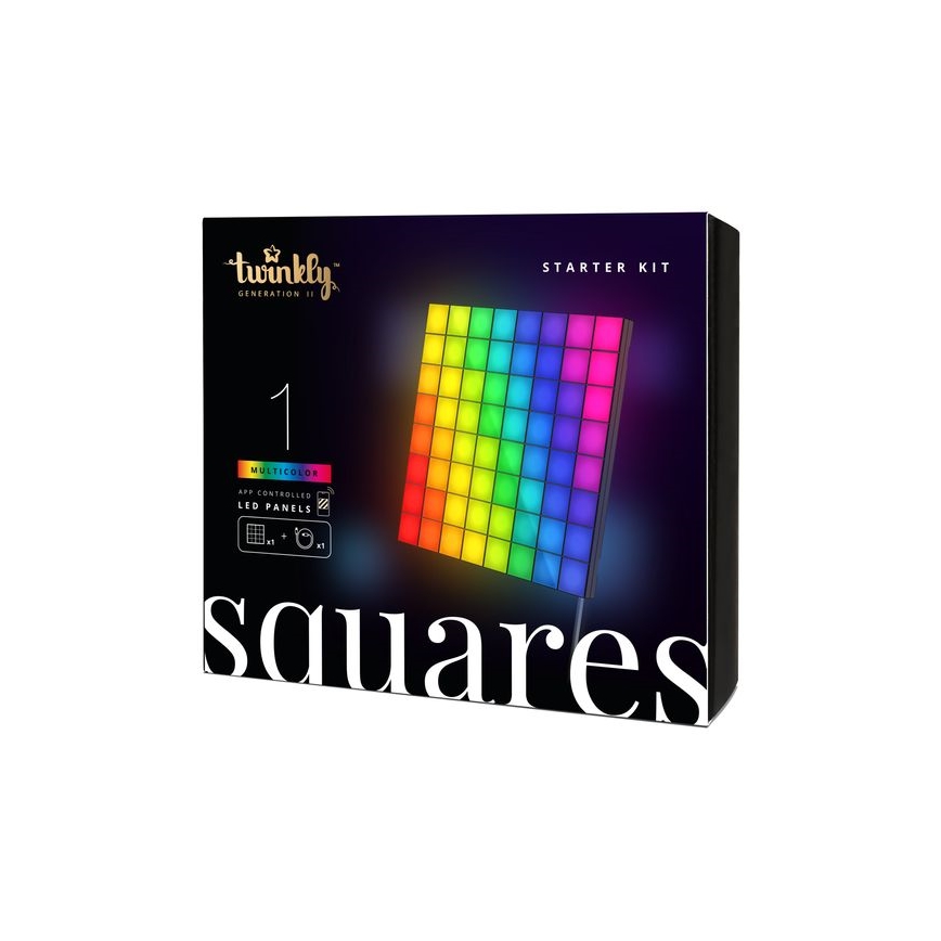 Twinkly - LED RGB Pannello dimmerabile SQUARES 64xLED 16x16 cm Wi-Fi