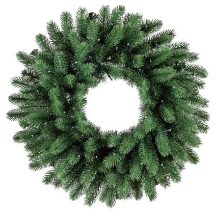 Twinkly - LED RGB Dimmerabile Ghirlanda di Natale PRE-LIT WREATH 50xLED diametro 61cm Wi-Fi