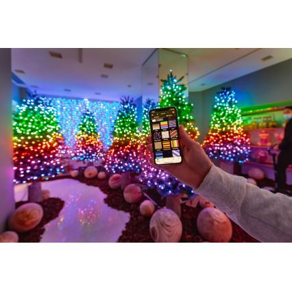 Twinkly - LED RGBW Catena natalizia per esterni dimmerabile STRINGS 250xLED 23,5m IP44 Wi-Fi