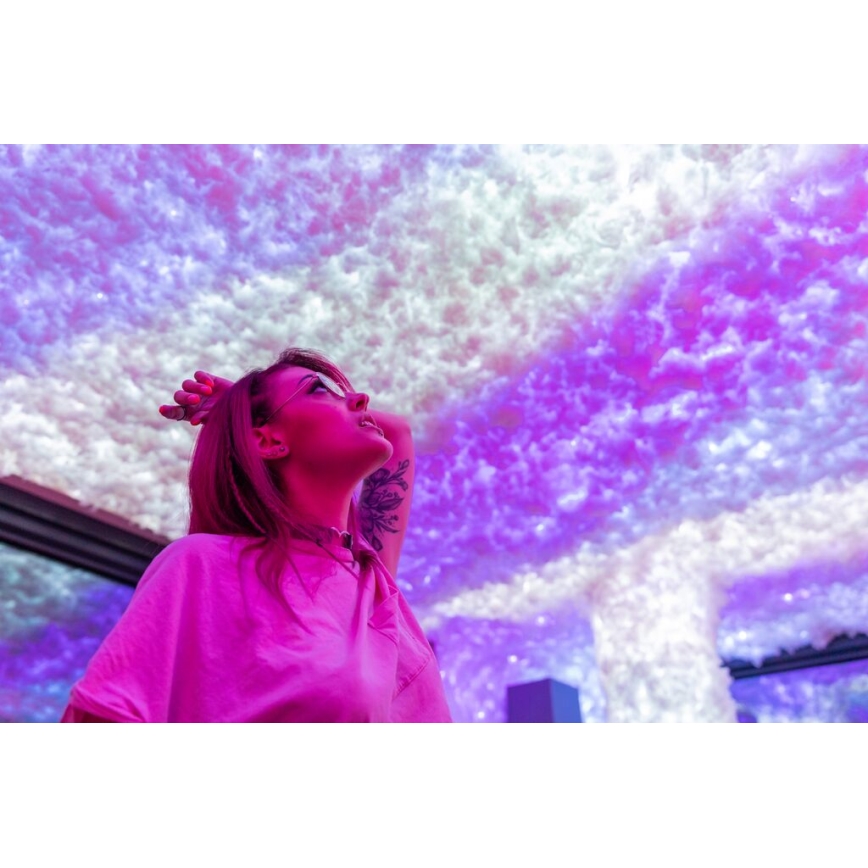 Twinkly - Catena luminosa LED RGBW dimmerabile per esterni STRINGS 250 LED 23,5 m IP44 Wi‑Fi