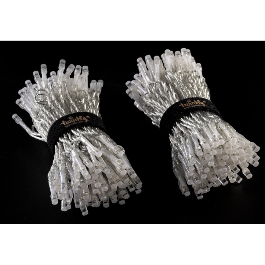 Twinkly - Catena LED RGBW dimmerabile da esterno STRINGS 250 LED 23,5m IP44 Wi-Fi