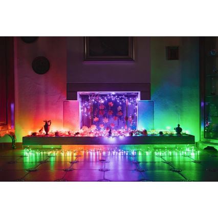 Twinkly - LED RGBW Catena di Natale dimmerabile per esterni STRINGS 250xLED 23,5m IP44 Wi-Fi