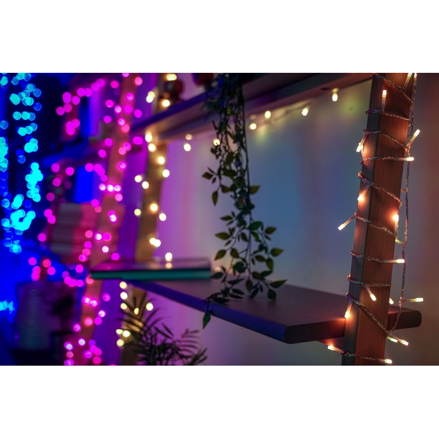 Twinkly - LED RGBW Catena di Natale dimmerabile per esterni STRINGS 250xLED 23,5m IP44 Wi-Fi
