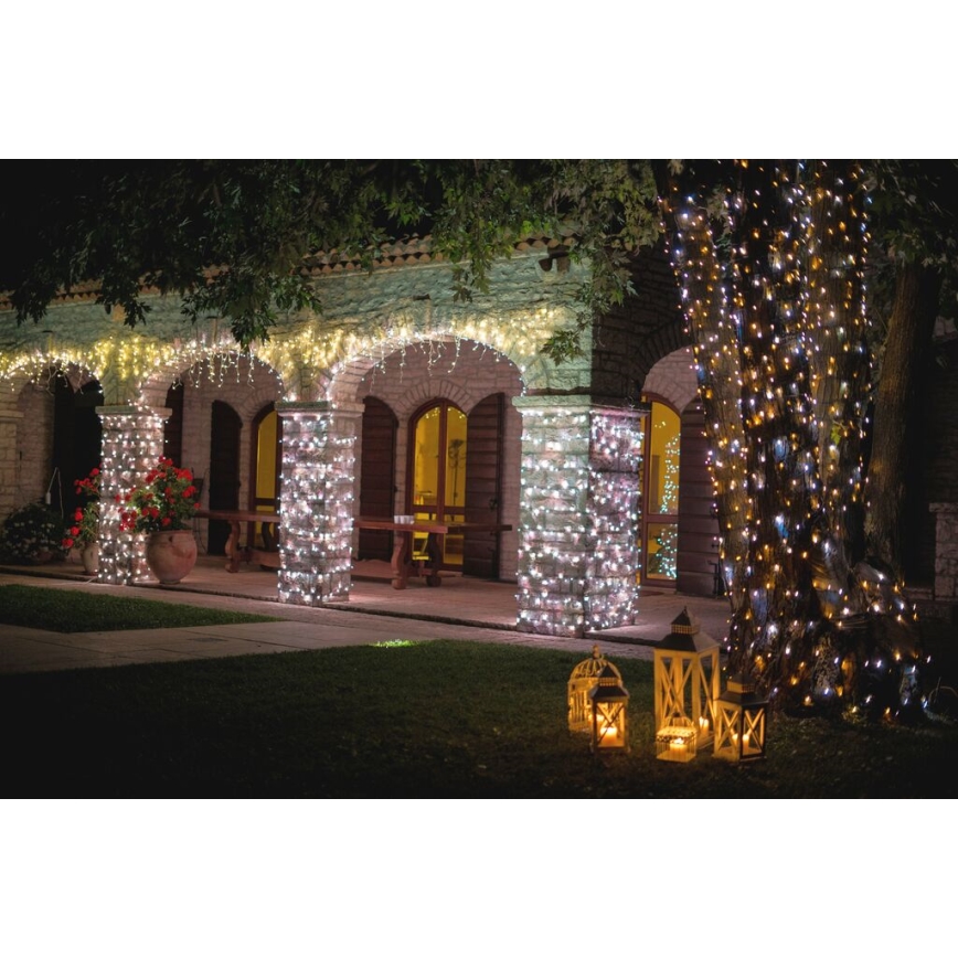 Twinkly - LED Dimmerabile per esterni strisce natalizie STRINGS 400xLED 35,5m IP44 Wi-Fi