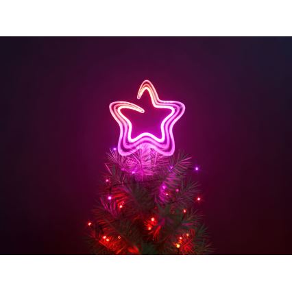 Twinkly - Stella di Natale dimmerabile a LED RGB 76xLED USB Wi-Fi