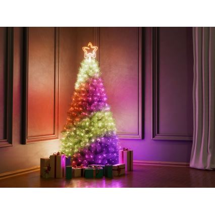 Twinkly - Stella di Natale dimmerabile a LED RGB 76xLED USB Wi-Fi