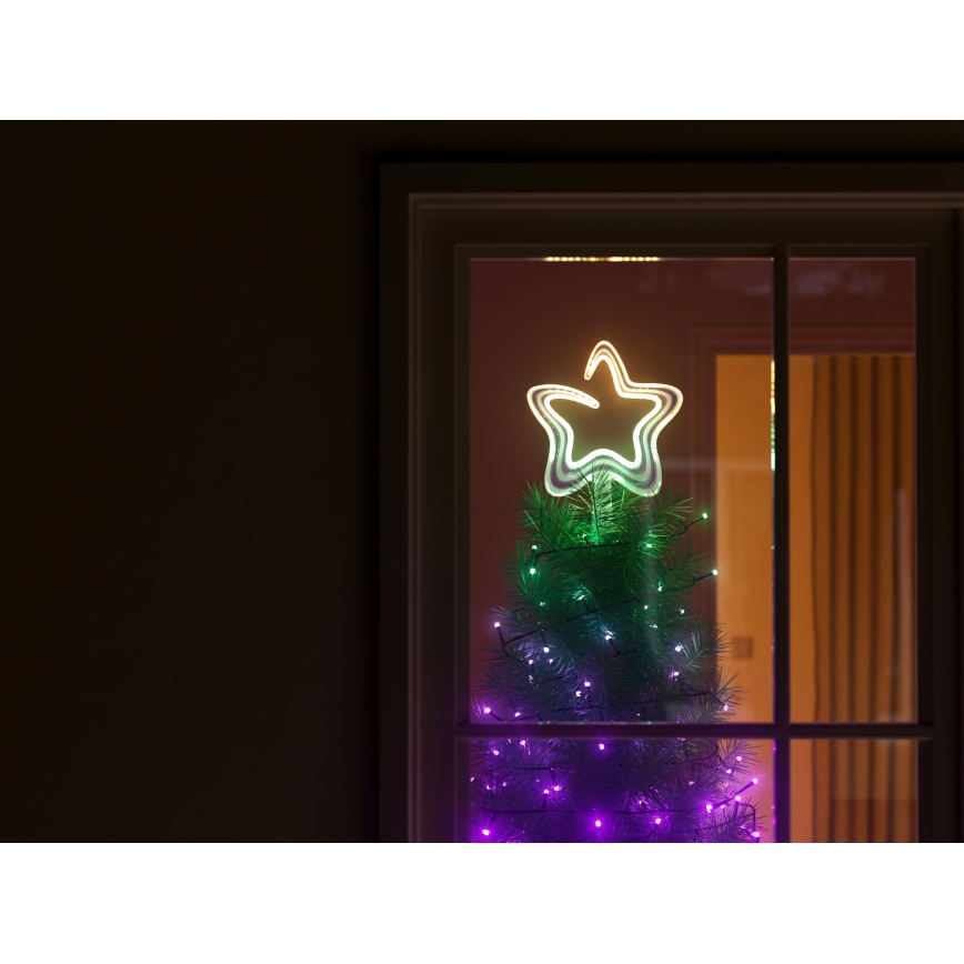Twinkly - Stella di Natale dimmerabile a LED RGB 76xLED USB Wi-Fi