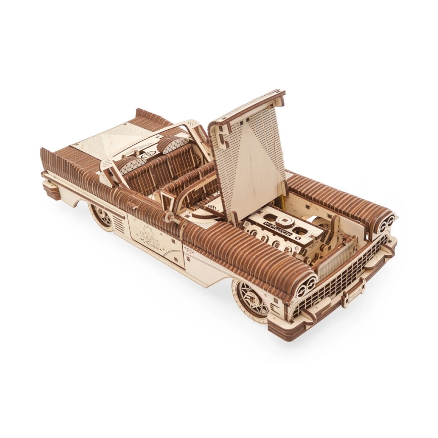 Ugears - 3D puzzle meccanico in legno Cabriolet