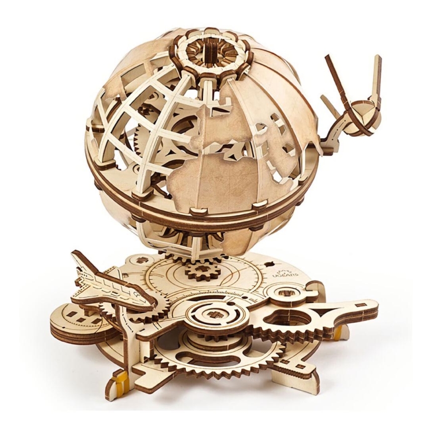 Ugears - 3D puzzle meccanico in legno Globo