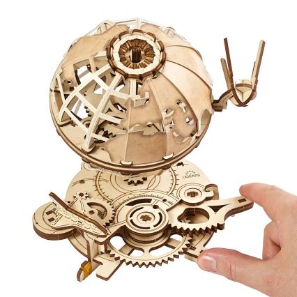 Ugears - 3D puzzle meccanico in legno Globo