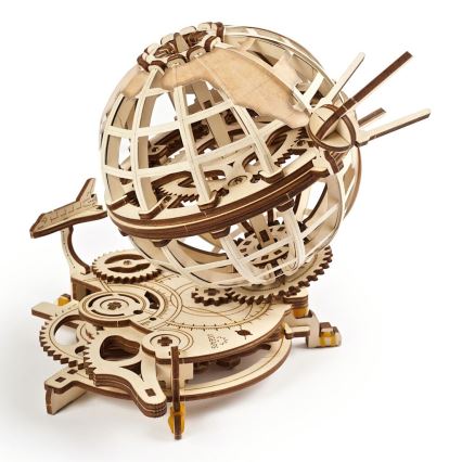 Ugears - 3D puzzle meccanico in legno Globo