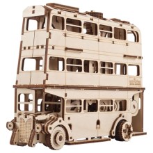 Ugears - 3D puzzle meccanico in legno Harry Potter autobus cavaliere