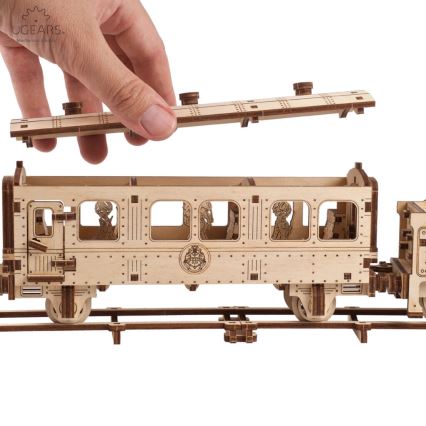 Ugears - 3D puzzle meccanico in legno Harry Potter Espresso Hogwarts