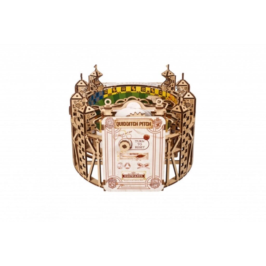 Ugears - 3D puzzle meccanico in legno Harry Potter Quidditch Pinball