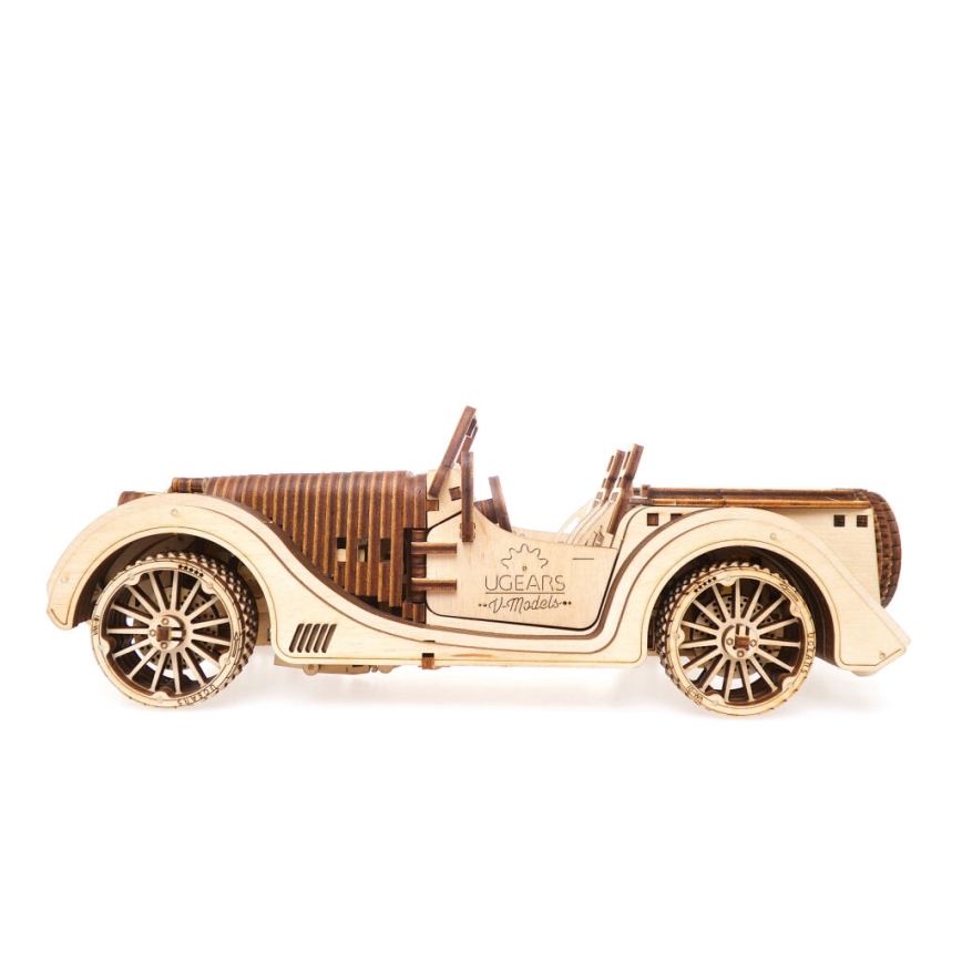 Ugears - 3D puzzle meccanico in legno Macchina roadster